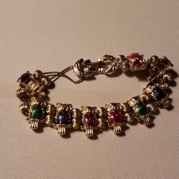 Rare Vintage Owl Bracelet - Picture 4 of 6